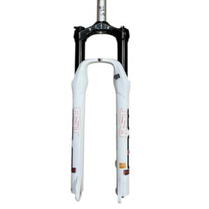 SUSPENSION RST FIRST 27.5 DE AIRE BLANCO NEGRO